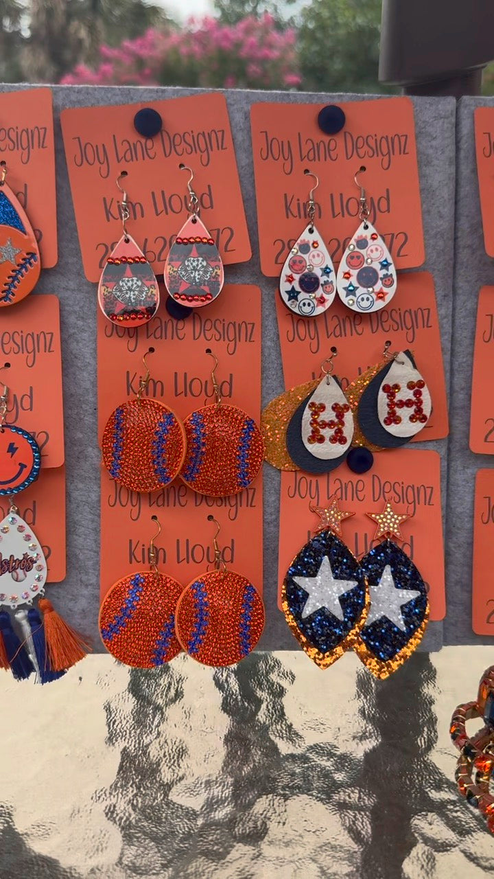 Houston Astros Earrings